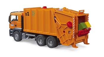 BRUDER 1:16 MAN TGS atkritumu vedējs, 03760