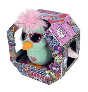 HAPPY YAPPERS interaktīvs plīša putniņš Lulu Chirp, 9393