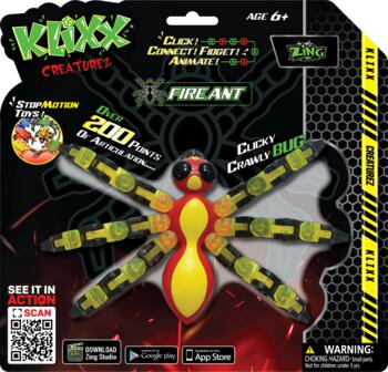 ZING KLIXX CREATUREZ skudra ar salokāmām kājām, KX120