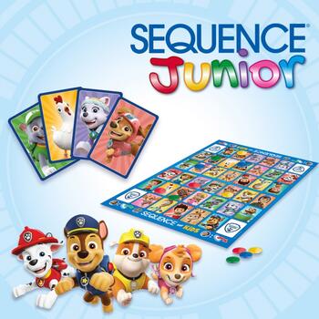 GOLIATH PAW PATROL galda spēle Sequence Junior, 932016,006