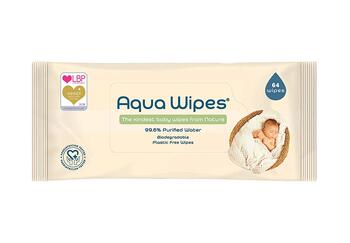 AQUA WIPES mitrās salvetes 64 gab. AQW64F