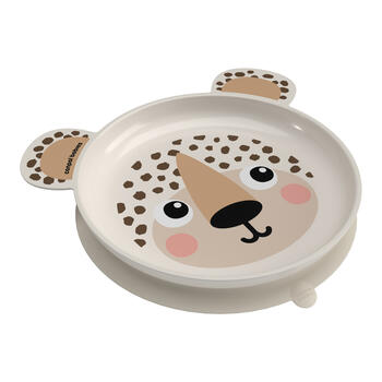 CANPOL BABIES Šķīvis ar ausīm un piesūcekni 19 cm, BabiesBoo Cream, 32/401_cre