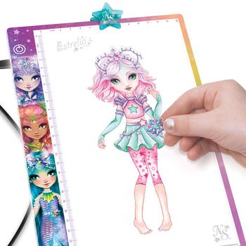 NEBULOUS STARS radošais komplekts Fashion Designer Light Pad, 11214