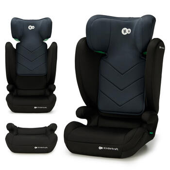 KINDERKRAFT autokrēsls I-SPARK 2 PLUS I-SIZE, 100-150 cm., Black, KCISPA02BLKPL00