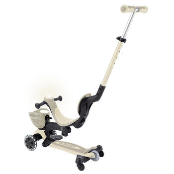 GLOBBER skrejritenis Go Up Baby Lights 360 °, brūns, 844-466