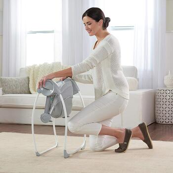 INGENUITY pārnēsājams šūpuļkrēsls Comfort 2 Go Fanciful Forest