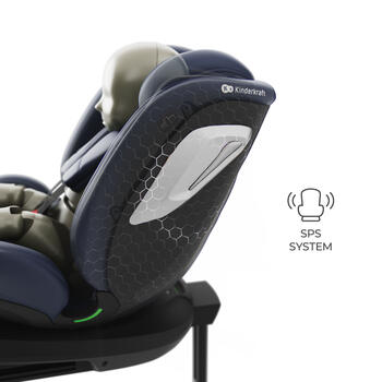 KINDERKRAFT autokrēsls I-GROW 2 PLUS, 40-150 cm., Navy, KCIGRO02NAVPL00