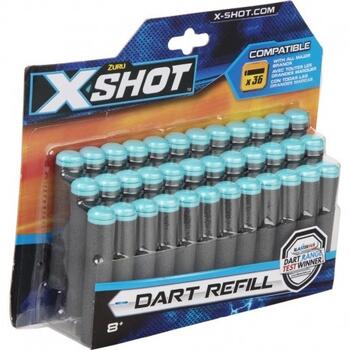 XSHOT šautriņas Dart Refill, 36 gab., 3618