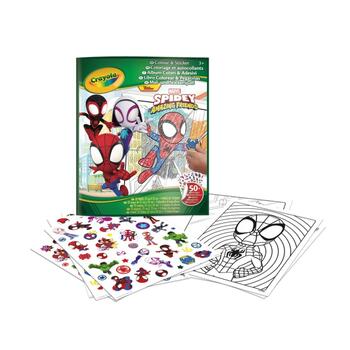 CRAYOLA radošais komplekts Color & Sticker, Spidey, 04-0738G