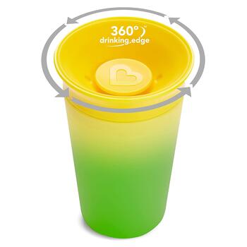 MUNCHKIN pudele MIRACLE, yellow, 266 ml, 12m+, 051868