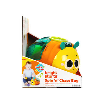 BRIGHT STARTS interaktīvā rotaļlieta Spin 'n' Chase Bug Ball Popper, 17632