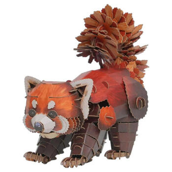 MAKEBUG 3D papīra puzle Sarkanā panda, MB-B-0013