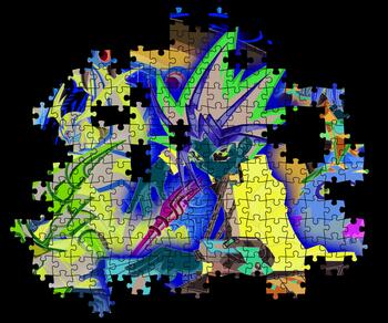CLEMENTONI puzle PZL 500 Cube Gaming — Yugioh, 35602