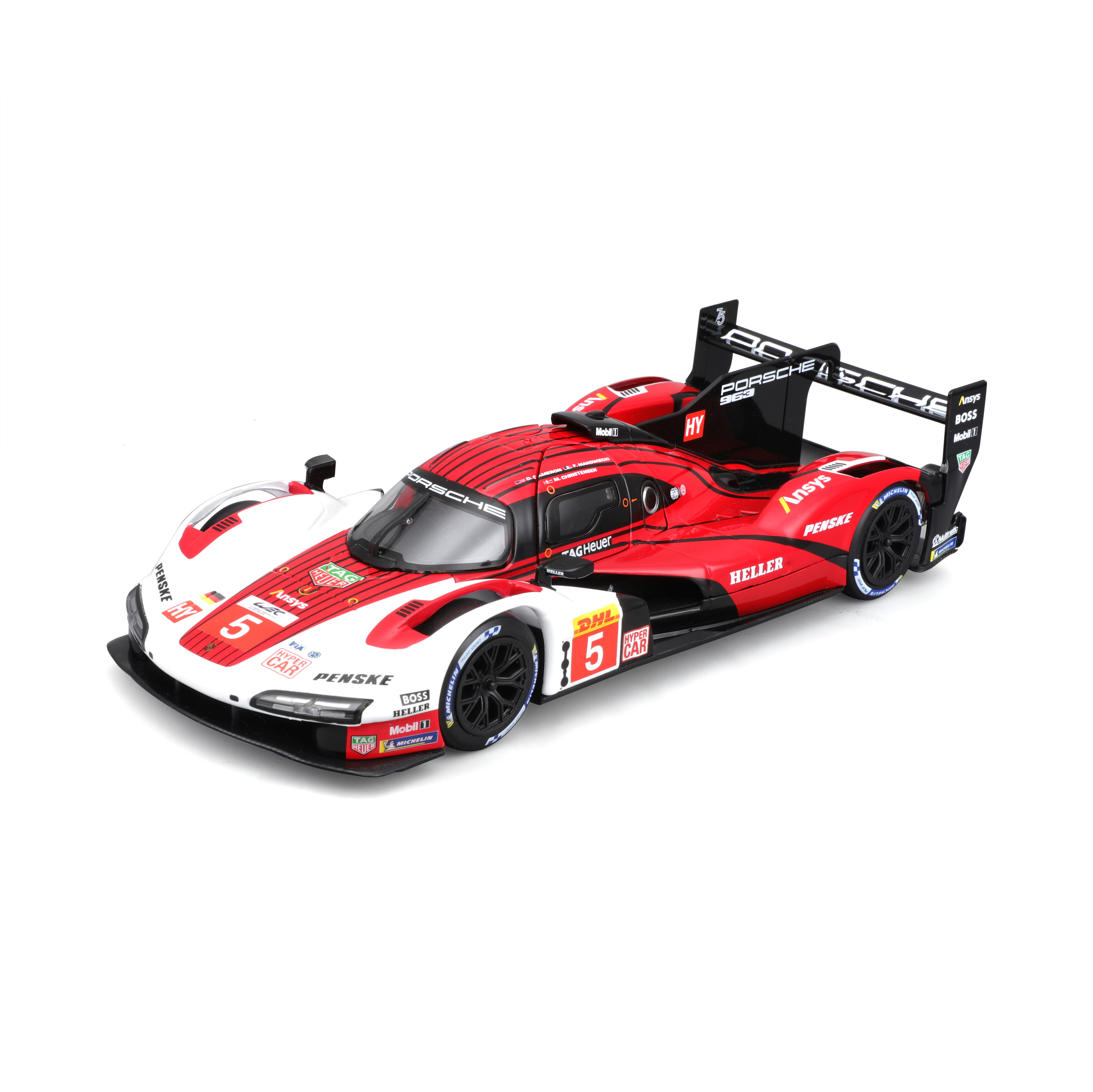 BBURAGO 1:24 sacīkšu automodelis Race - Porsche 963, 18-28022