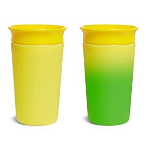 MUNCHKIN pudele MIRACLE, yellow, 266 ml, 12m+, 051868
