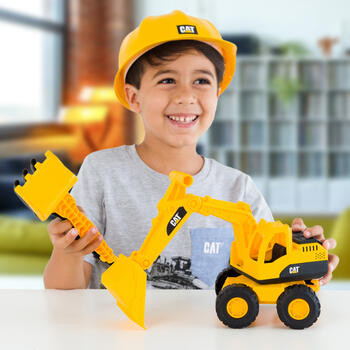CAT spēļu komplekts Tough Tracks Construction Crew Set, asort., 82060