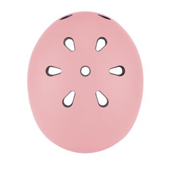 GLOBBER ķivere Go Up Lights, XXS/XS (45-51cm), pasteļrozā, 506-210