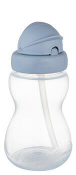 CANPOL BABIES pudelīte ar salmiņu 12M+, 270ml, 56/109_blu2