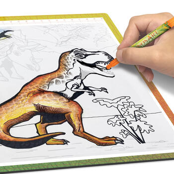 DINOSART radošuma komplekts Tracing Light Pad, 15151