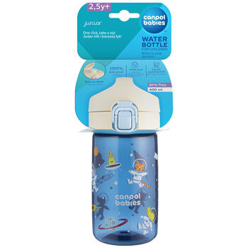 CANPOL BABIES ūdens pudele JUNIOR, 400 ml, Blue, 56/624_blu