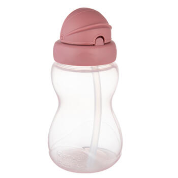 CANPOL BABIES pudelīte ar salmiņu, 12 m.+, 270 ml., Pink, 56/109_pin2
