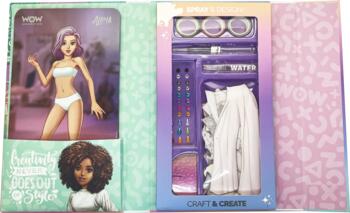 WOW GENERATION radošais komplekts Splash & Create! Outfit Creative Set, WOW00085