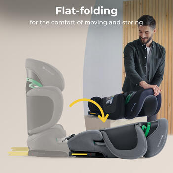KINDERKRAFT autosēdeklis XPAND 2 PRO, i-Size 100–150 cm, pelēks, KCXPPR02GRY0000