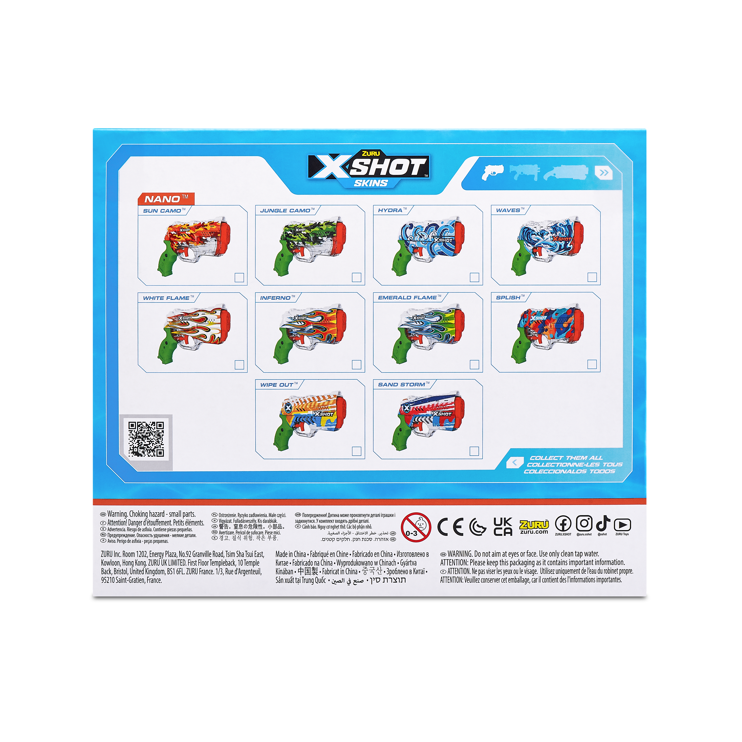 XSHOT ūdens pistole Nano Fast-Fill Skins, 11853