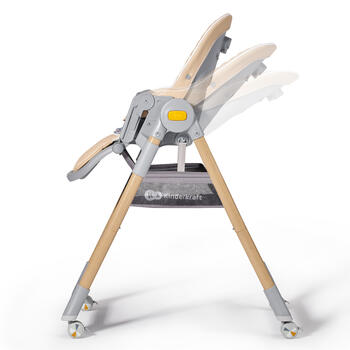 KINDERKRAFT barošanas krēsliņš LASTREE, wood