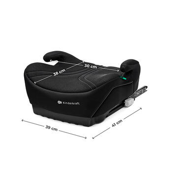 KINDERKRAFT autosēdeklis I-BOOST 2 PRO, melns, KCIBOO02BLKPR00