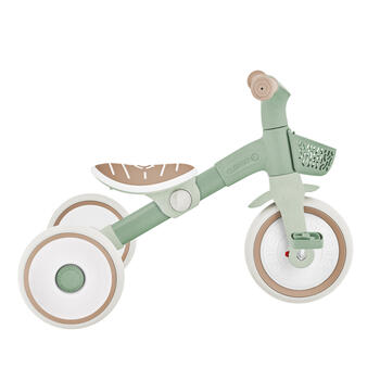 GLOBBER mācību trīsritenis Learning Trike 2in1 Plus, pistāciju, 737-109