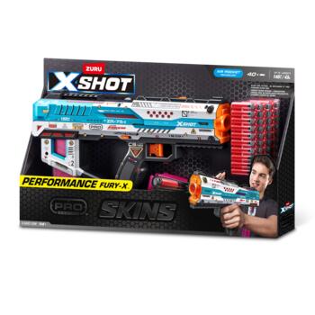 XSHOT Skins 1. sērijas Pro Fury X rotaļu pistole ar 40 patronām, 36772