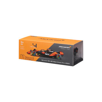 BBURAGO 1:24 automašīnas modelis ar displeja lodziņu F1 McLaren MCL38, 18-28033