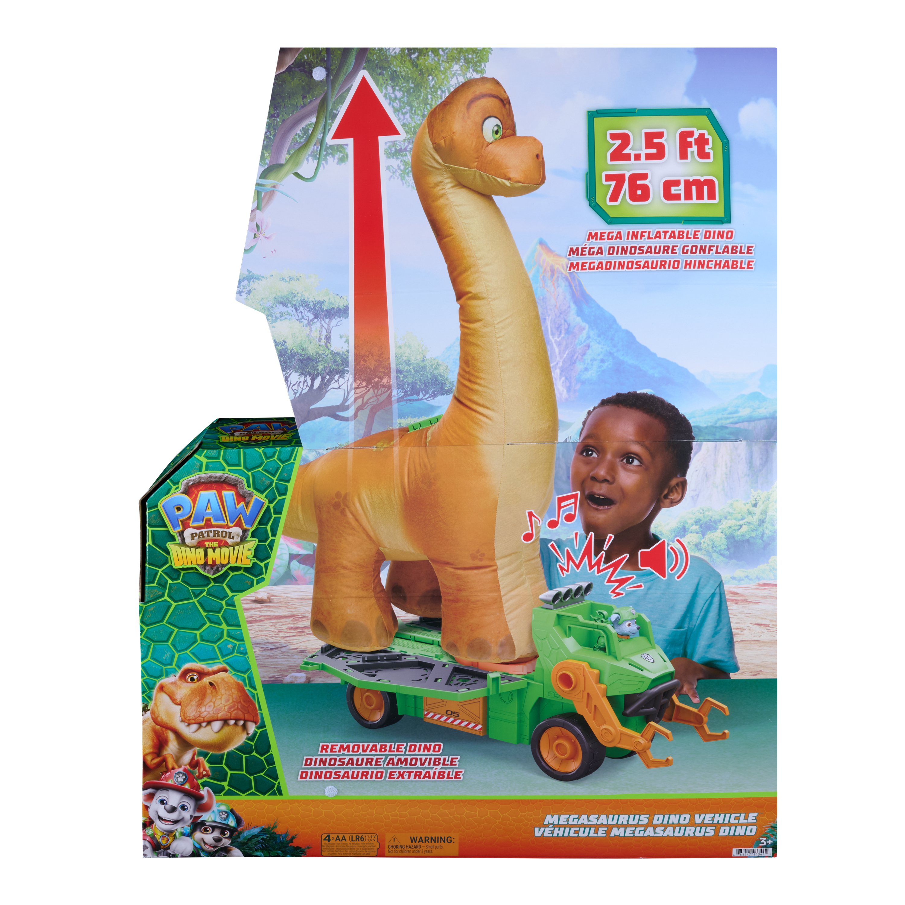 PAW PATROL transportlīdzeklis Megasaurus Dino, 6075939