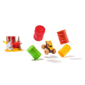 MONSTER JAM MINI JAMS palaišanas trase ar 2 transportlīdzekļiem Boneyard Blaster, 6069711