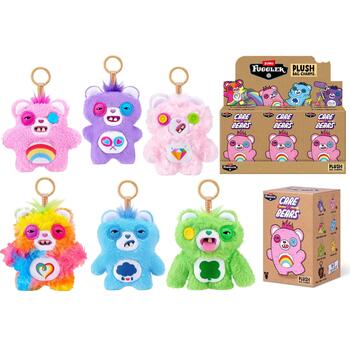 FUGGLER CARE BEARS plīša atslēgu piekariņš, 1. sērija, sortiments., 15782