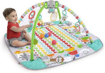BRIGHT STARTS Neutral 5-in-1 Ball Pit Gym Refresh, 12624