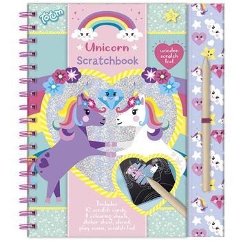 TOTUM izdzēšamo attēlu grāmata Unicorn, 071605
