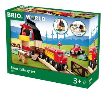 BRIO Fermas dzelzceļa komplekts, 33719