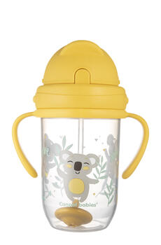 CANPOL BABIES mācību krūze EXOTIC ANIMALS, 6m+, 270ml, yellow, 56/606_yel