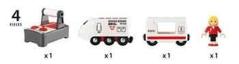 BRIO RAILWAY RC Travel Train, D, 33510