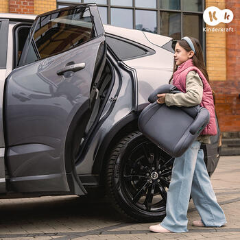 KINDERKRAFT autokrēsls I-SPARK 2 PLUS I-SIZE, 100-150 cm., Black, KCISPA02BLKPL00