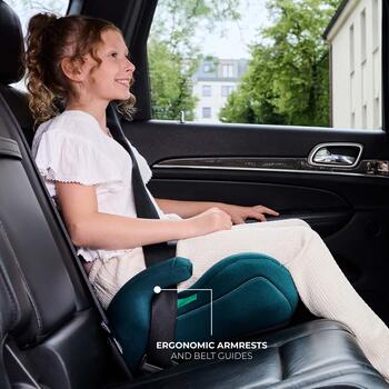 KINDERKRAFT autosēdeklis I-BOOST 2, i-Size, zaļš, KCIBOO02GRE0000