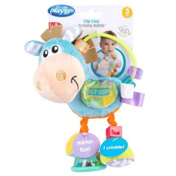PLAYGRO Clip Clop Activity Rattle rotaļlieta, 0188462