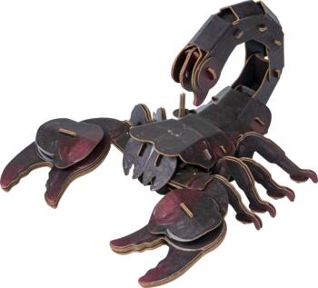 MAKEBUG 3D papīra puzle Meža skorpions, MB-D-0053