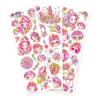 NEBULOUS STARS tetovējumu komplekts Temporary Tattoo Mini Pad, sortiments, 11458