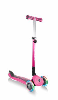 GLOBBER skrejritenis Go Up Deluxe Lights, deep pink, 646-110