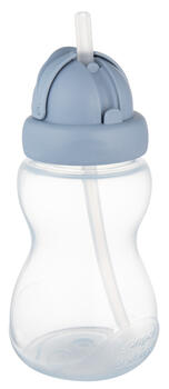 CANPOL BABIES pudelīte ar salmiņu 12M+, 270ml, 56/109_blu2