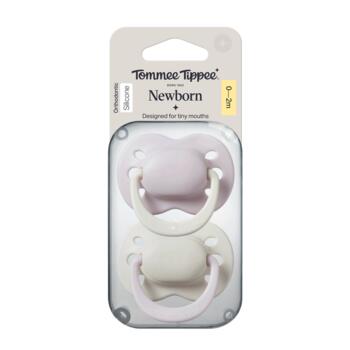 TOMMEE TIPPEE māneklītis silikona CLOSER TO NATURE 0-2 m., 2 gab., 433660