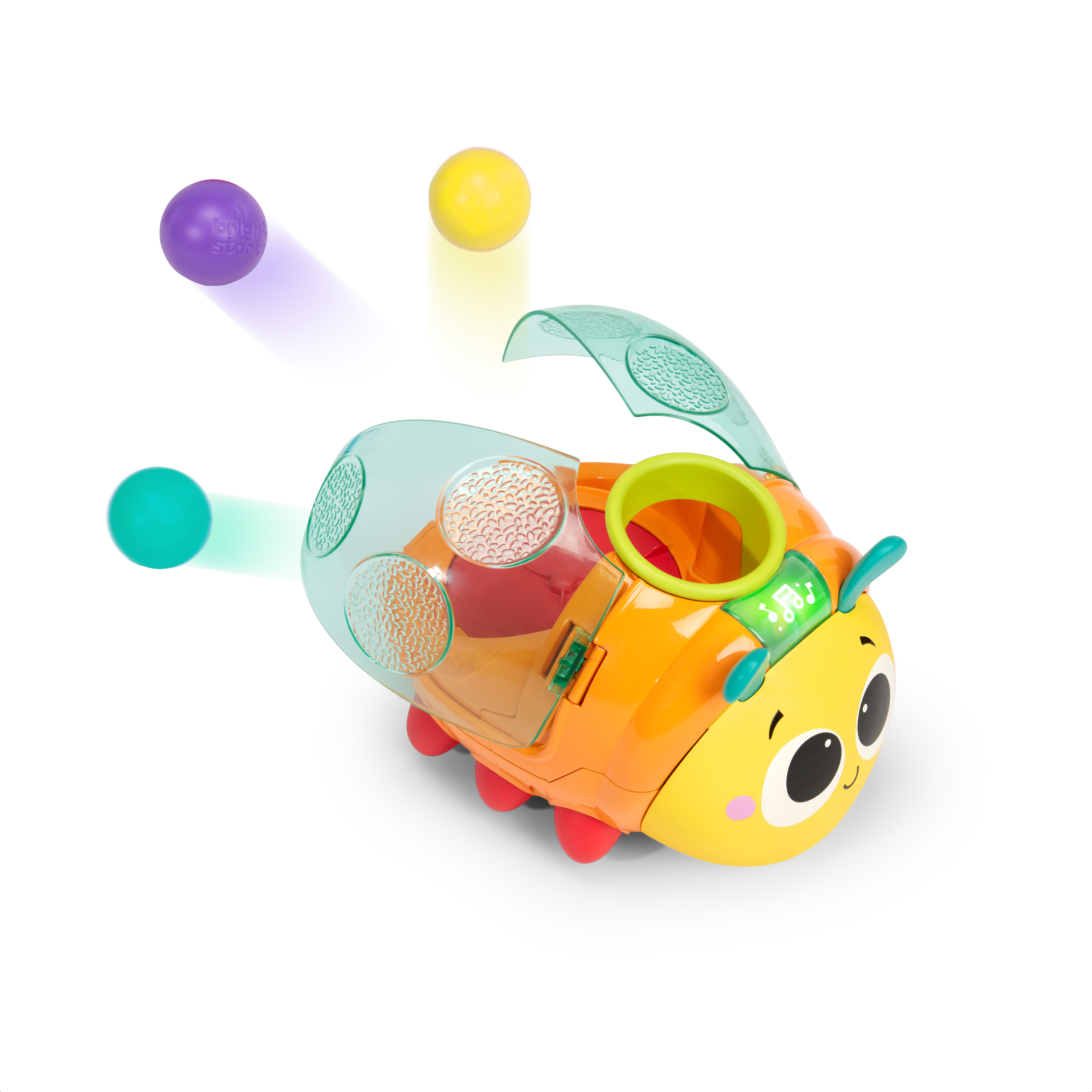 BRIGHT STARTS interaktīvā rotaļlieta Spin 'n' Chase Bug Ball Popper, 17632